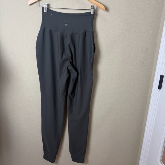 OLD NAVY ACTIVE Powersoft High Rise Joggers Leggings Go Dry Sz small tall olive - Picture 6 of 8